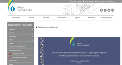 Desktop Screenshot of fenedebiyat.odu.edu.tr